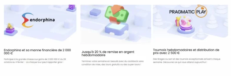 Trickz Casino : Notre avis en tant que joueurs 3 Promotions Trickz Casino