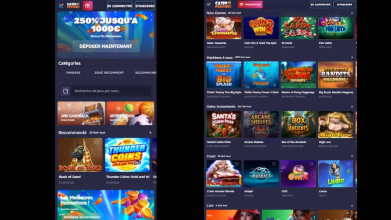 Avis Casino Peaches : bonus sans dépôt et retraits 25 Casino Peaches sur smartphone