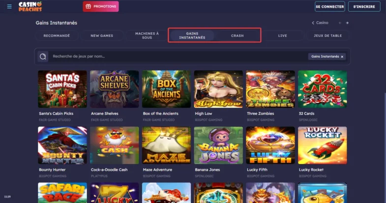 Avis Casino Peaches : bonus sans dépôt et retraits 15 Les mini-jeux de Casino Peaches