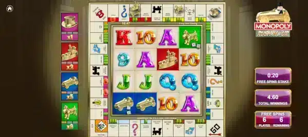 Monopoly Rush Hour : machine à sous gratuite 4 monopoly rush hour free spins